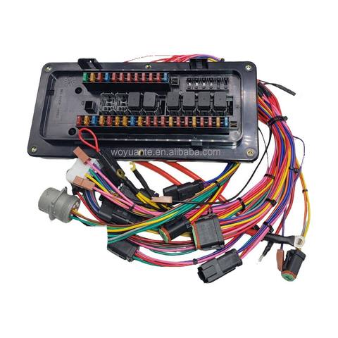 适用 卡特 312C 挖掘机 Fuse Box Wire Harness Assy 186-4536 163-6740 工程机械 配件 186-4536 163-6740